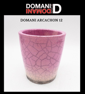 ＜DOMANI Collection＞廃盤ドマーニ鉢＿DOMANI ARCACHON 12 PINK＿初期植木鉢