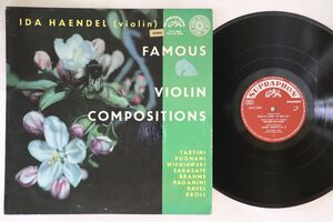 英LP Ida Haendel Famous Violin Compositions SUAST50465 SUPRAPHON /00260