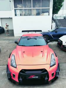 ０８～　Ｒ３５　ＧＴＲ　ＬＷ２－ＳＴＹＬＥ　エアロパーツセット （ＦＲＰ）