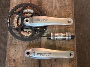 ★貴重サイズ良品 ★SHIMANO シマノ ★DEORE XT FC-M752 172.5㎜ ★BB-ES71付属 ★XTR LX等互換 OLDパーツ出品中 VINTAGE RARE HERSHY PAUL