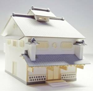 蔵ふう ミニチュア コレクション 住宅 建築模型 NO.28 縮尺 1/100 サイズ 90×124× H 105ミリ 手作り 完成品 バルサ スチレンボード 仕様