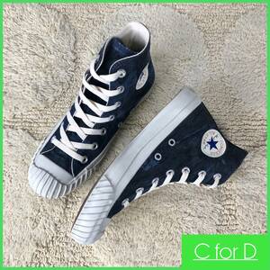 ★CONVERSE★23.0cm ハイカットスニーカー コンバース オールスター ST リアルツリーカモ ハイ レディース ネイビー 7ホール HS004