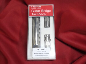 ★新品セール/最安値★GOTOH／GE101A-T／N◆国産 高品質 高精度 レスポール◇軽量！アルミ テールピース 10.3mmピッチ ニッケル LP-STD