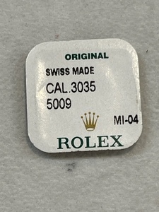 貴重　ロレックス　ROLEX 　純正　ゼンマイ　キャリバー3035　新品　パック入り　格安