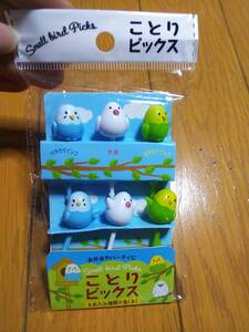 ことり 小鳥 ピックス 6本入り セキセイインコ 文鳥 新品