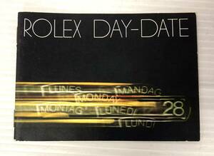 ★☆超レア 純正 ROLEX ロレックス DAY-DATE デイデイト 冊子 1984年 付属品 カタログ booklet 69☆★