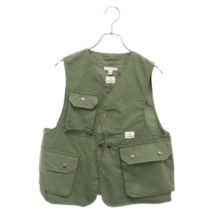 Engineered Garments エンジニアド ガーメンツ EG Upland Vest (Rip) リップストップ アップランドベスト アーミーグリーン