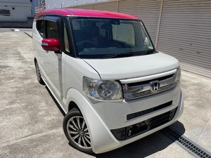 ★ホンダ　NBOXスラッシュ　2トンカラー　修復歴無　走行69000Km　車検令和8年6月迄　ターボ　8インチgathersナビ　サウンドマッピング