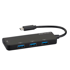 まとめ得 ナカバヤシ USB3.2Gen1 Type-C4ポート変換ハブ ブラック UH-C3404BK x [2個] /l