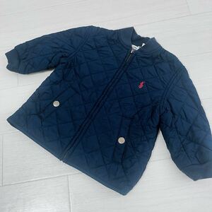 RALPH LAUREN ラルフローレン　ベビー　アウター　ネイビー　キルティングジャケット ブルゾン　子ども服 赤ちゃん　12M 61031FH