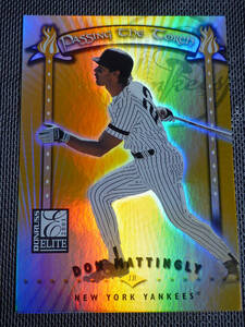 2001 DONRUSS ELITE Passing the torch【Don Mattingly】#PT-15