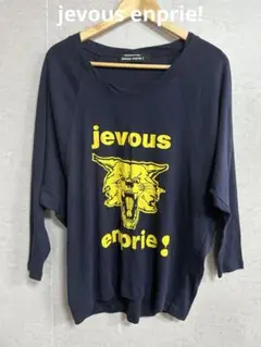 jevous enprie!  ジュヴゾンプリ！ ドルマン長袖Tシャツ ネイビー