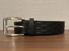 KITH Monogram Saffiano Leather Belt