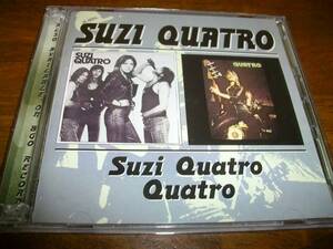 SUZI QUATRO　スージー・クアトロ　Suzi Quatro / Quatro　２in１　2枚組　24曲収録