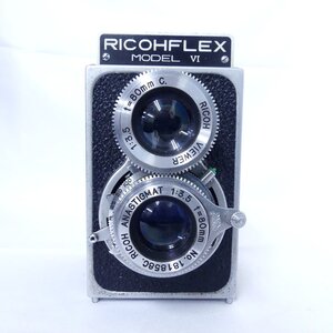 RICOHFLEX リコーフレックス MODEL VI 80mm f3.5 二眼レフ フィルムカメラ 現状渡し USED /2412C