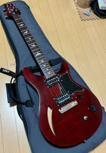 PRS SE Custom 22 Semi Hollow エレキギター　フレイムメイプル red 赤 レッド