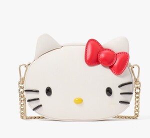 2025春夏新作【限定コラボ】　Kate Spade Hello Kitty X Ksny 3D Mini Crossbody　KK234　　LAから最新本物をお届け！