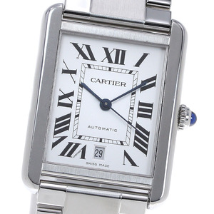 カルティエ CARTIER W5200028 タンクソロ XL デイト 自動巻き メンズ _820899