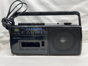 【現状品】ヒタチ HITACHI ラジカセ TPK-5450 ラジオカセットレコーダー CLOLK&TV SOUND 昭和レトロ ジャンク