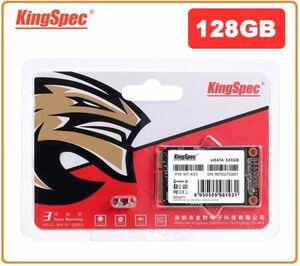 ■新品!!国内対応&90日保証■KingSpec SSD mSATA 128GB 内蔵型 MT-128 3D 高速 3D NAND TLC デスクトップPC ノートパソコン DE021