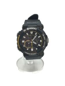 CASIO◆ソーラー腕時計_G-SHOCK/アナログ/ラバー/BLK/BLK