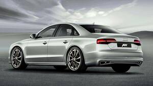 Audi A8 4H(後期) ABT リアスカート＆テールエンド セット(2014ｙ-)