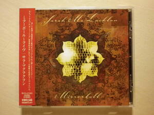 『Sarah Mclachlan/Mirrorball(1999)』(1999年発売,BVCA-21023,国内盤帯付,歌詞対訳付,ライブ・アルバム,SSW,Building A Mystery)