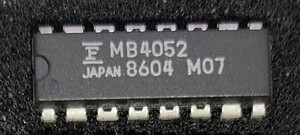 4チャンネル8ビット同期シリアルA/Dコンバータ　富士通 MB4052 未使用・動作未確認・ジャンク品