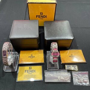 【6SK妙10011E】1円スタート★FENDI フェンディ★腕時計★orologi オロロジ★3050L 660L★ステラ★スクエア★稼働品★レディース★クオーツ