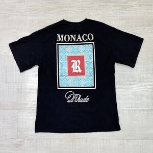 RHUDE ルード MONACO TEE T-SHIRT モナコ Tシャツ BLACK ブラック 系 サイズ M