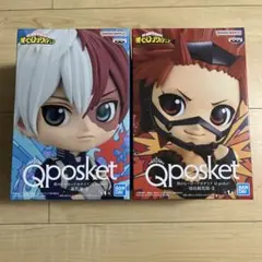 僕のヒーローアカデミア　Qposket フィギュア　轟焦凍Ⅱ&切島鋭児郎Ⅱ