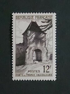 フランス 1952年 ボーク―ルールのフランス城門 1種完 NH
