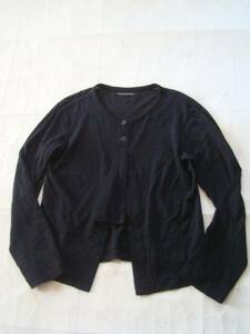 YOHJI YAMAMOTO NOIR ブラックデザインセーター size2