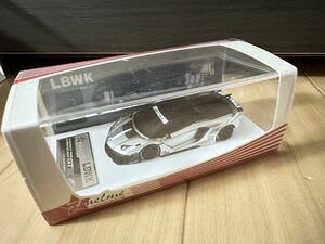 1/64 FuelMe ランボルギーニ　アヴェンタドール　LBWK LP700 GT EVO シルバー