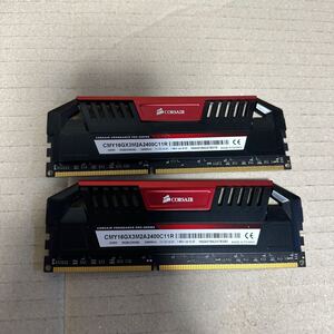 (215T)DDR3メモリ 16GB(8GB2枚組) CORSAIR VENGEANCE PRO SERIES CMY16GX3M2A2400C11R 