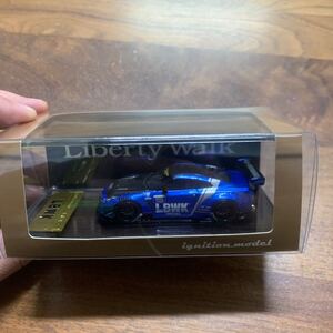 LB-WORKS GT Nissan 35 GT-R Blue IG2368 リバティーウォーク ミニカー イグニッションモデル LBWK Liberty Walk ブルー