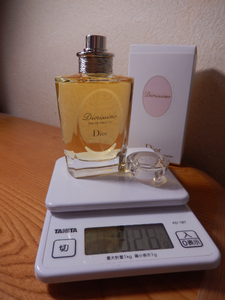 【フルボトル】ほぼ満タン 326g(^^ゞ 100ml トワレ「Dior Diorissimo：ディオリシモ」EDT-SP（スプレ)全体美品 _/_/ 交渉OK！匿名OK！ _/_/