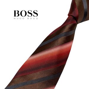 HUGO BOSS ネクタイ レジメンタル柄 ストライプ柄 ヒューゴボス USED 中古 m1608