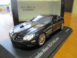 ミニチャンプス　　1/43　「　メルセデスベンツ SLR マクラーレン　」　2003ｙ ブラック　・送料 400円（レターパック発送）