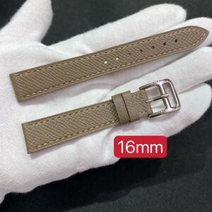 エルメス 対応ベルト　H ケープコッドなど時計 ベルト 幅 16mm 腕時計バンドメンズ　レディース　