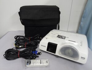 プロジェクター/EB-536WT/H670D/EPSON/ランプ点灯時間:63時間/WXGA/3,400lm/3LCD方式　管理No.4A2764