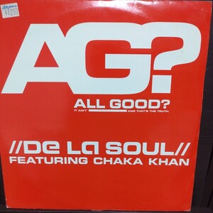 12inch UK盤/DE LA SOUL　ALL GOOD?