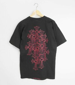 CHROME HEARTS ◆ ポケット Tシャツ 黒 Lサイズ 半袖 カットソー USA製 クロムハーツ ◆XE19