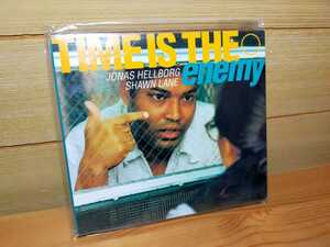 美品 Jonas Hellborg Shawn Lane Time Is The Enemy ショーン・レイン jeff sipe jazz guitar ジャズギター ジョナスエルボーグ