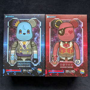 半額スタート【未開封】hololive × BE@RBRICK 星街すいせい + 宝鐘マリン 100％＆400％ 2個セット ホロライブ 