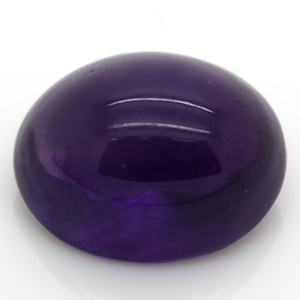 【処分特価】ブラジル産 天然アメジスト（紫水晶） 11.58ct バフトップカット ルース 宝石 裸石 2月誕生石