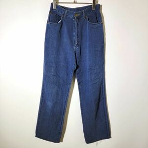 90s Lee リー32x31 レディース 7204 デニム パンツ 太め ジーンズ リー ライダース ブルー ボトムス USED 古着 日本製