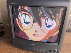 ☆送料無料☆SONY製 Trinitron ブラウン管テレビ「KV-14GP2」14インチ・1995年製・リモコン付き・基本動作確認品☆