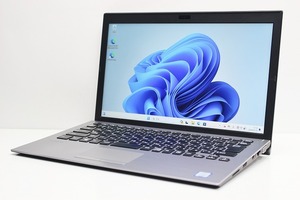 ノートパソコン Windows11 中古 VAIO Pro PG VJPG11C11N 第7世代 Core i5 SSD256GB メモリ8GB Windows10 13.3 カメラ