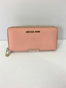 MICHAEL KORS◆長財布/PVC/PNK/レディース